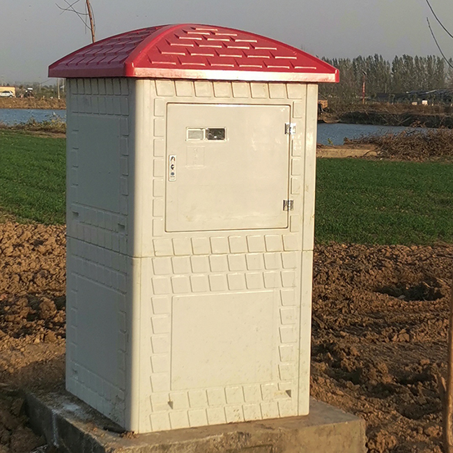  农业节水灌溉玻璃钢井房 射频卡灌溉控制器厂家 